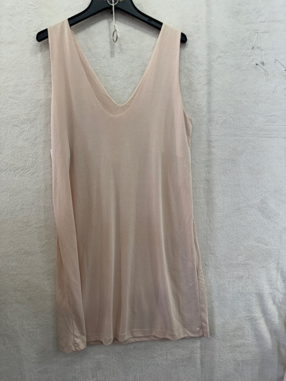 Lole Aurora V-Neck Dress Womens Size XL Pale Pink Summer Casual Modal Blend - Picture 10 of 10